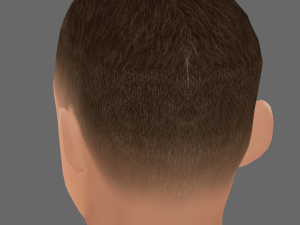 James McAvoy Head - Low poly head for game 3D 모델