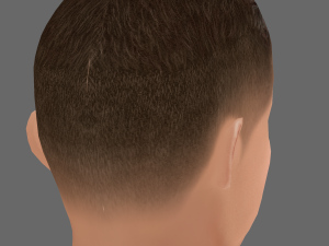 James McAvoy Head - Low poly head for game 3D 모델