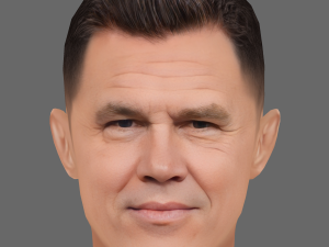 Josh Brolin Head - Low poly head for game 3Dモデル