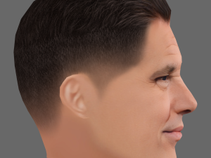 Josh Brolin Head - Low poly head for game 3D 模型