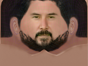 Keanu Reeves Head - Low poly head for game 3D Модель