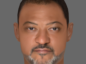 Laurence Fishburne Head - Low poly head for game 3D 模型
