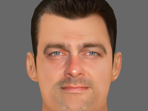 Ray Stevenson Head - Low poly head for game 3D Model