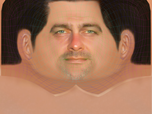 Ray Stevenson Head - Low poly head for game Modelo 3D