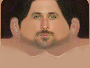 Ryan Gosling Head - Low poly head for game 3D Model