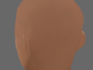 Samuel L Jackson Head - Low poly head for game 3D Model