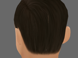 Tobey Maguire Head - Low poly head for game Model 3D