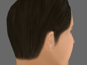 Tobey Maguire Head - Low poly head for game Model 3D