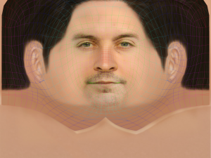 Tobey Maguire Head - Low poly head for game Model 3D