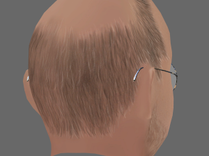 Steve Job Head - Low poly head for game Modèle 3D