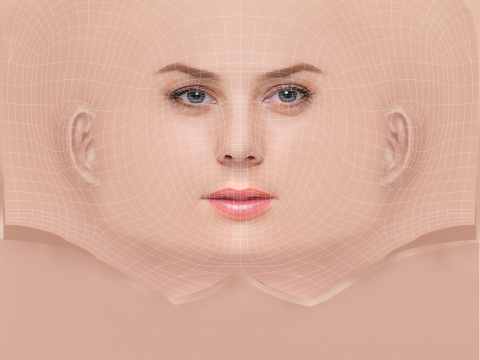 Abbie Cornish Head - No Hair - Low poly head for game 3D Model
