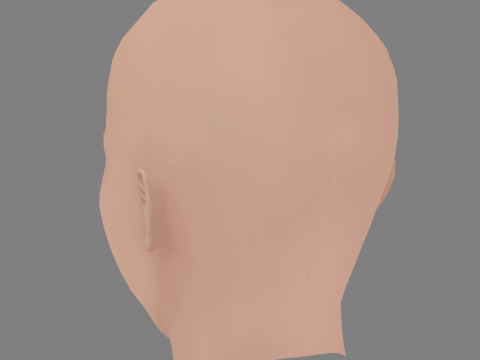 Aimee Teegarden Head - No Hair - Low poly head for game 3D Model