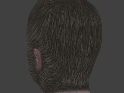 Black Myth Wukong Head - Low Poly Model 3D