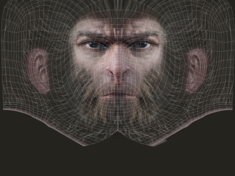 Black Myth Wukong Head - Low Poly Model 3D