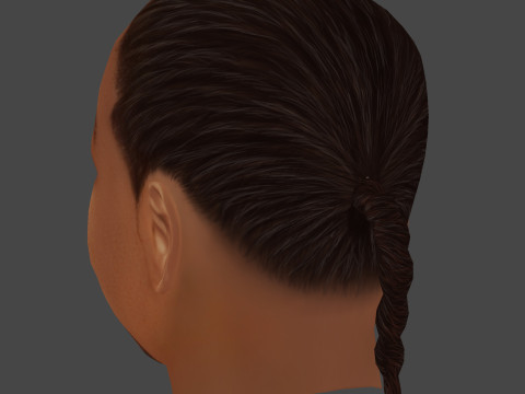 Snoop Dogg Head - Low Poly Modèle 3D