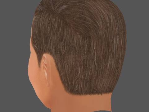 Tim Cook Head - Low poly head for game Modèle 3D