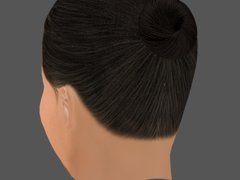 Hiroyuki Sanada Head - Low poly head for game 3D मॉडल