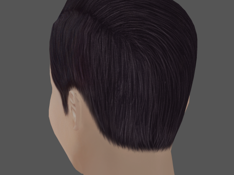 Lee Min Ho Head - Low poly head for game 3D मॉडल
