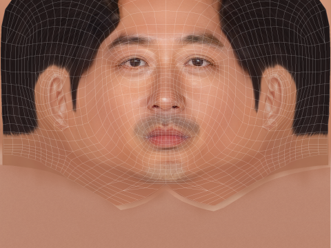 Ha Jung Woo Head - Low poly head for game 3D Model