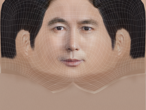 Jung Woo Sung Head - Low poly head for game 3D Model