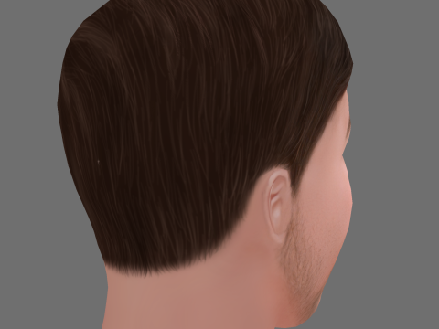 MrBeast - Jimmy- Donaldson Head - Low poly head for game 3D Модель