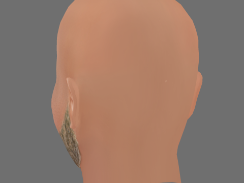 Graham McTavish Head - Low poly head for game Modello 3D