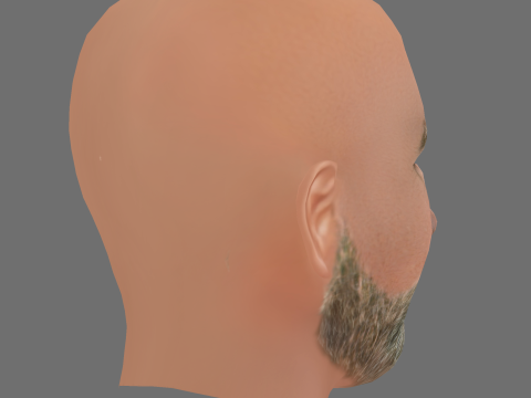 Graham McTavish Head - Low poly head for game Modello 3D