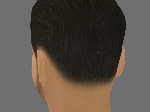 Andy Serkis Head - Low poly head for game 3D-Modell