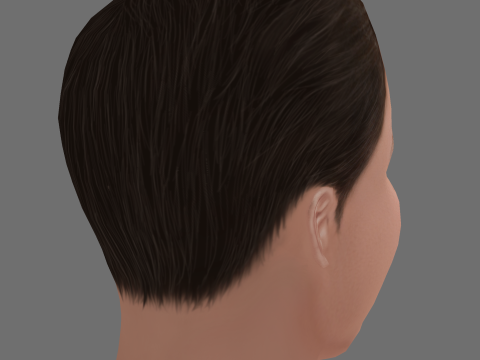 Stephen Graham Head - Low poly head for game Modelo 3D