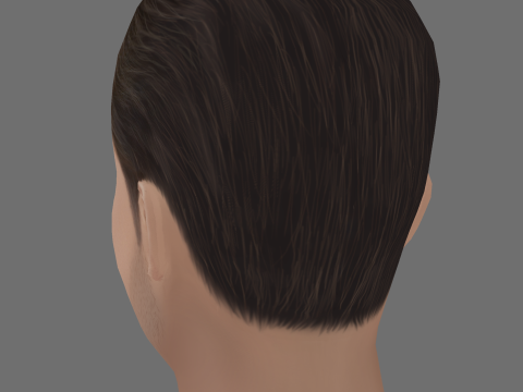 Tom Hardy Head - Low poly head for game 3D Model