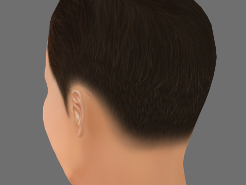 Alec Utgoff Head - Low poly head for game Modelo 3D