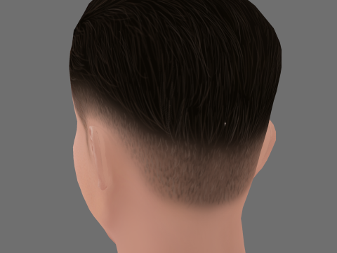 Barry Keoghan Head - Low poly head for game Model 3D