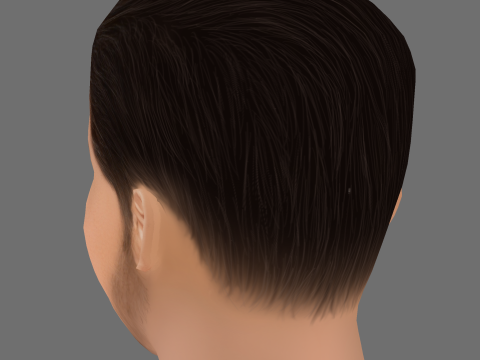Pedro Pascal Head - Low poly head for game 3D Model
