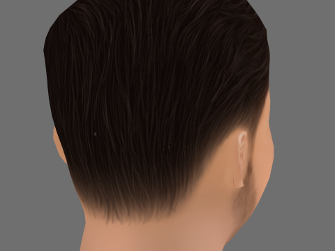 Pedro Pascal Head - Low poly head for game 3D Model