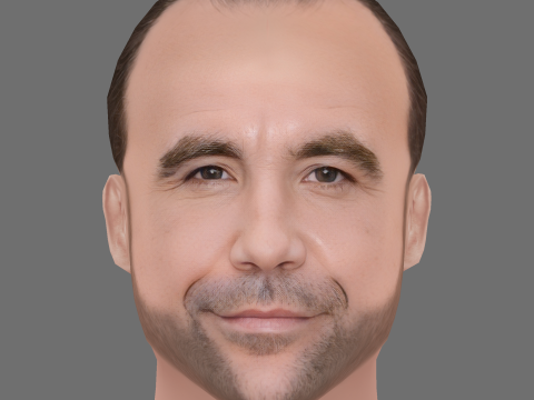 Rory McCann Head - Low poly head for game 3D Model
