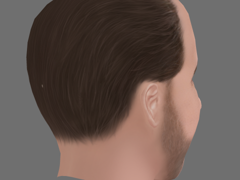Rory McCann Head - Low poly head for game 3D Model