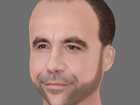 Rory McCann Head - Low poly head for game 3D Model