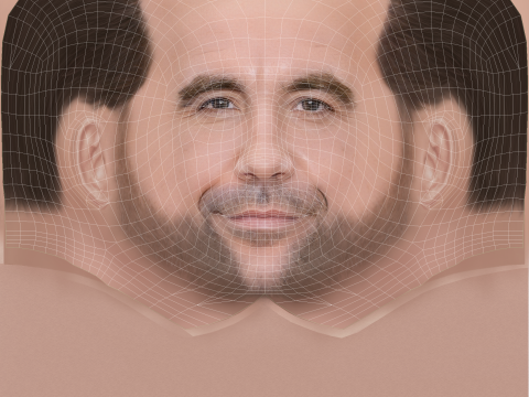 Rory McCann Head - Low poly head for game 3D Model