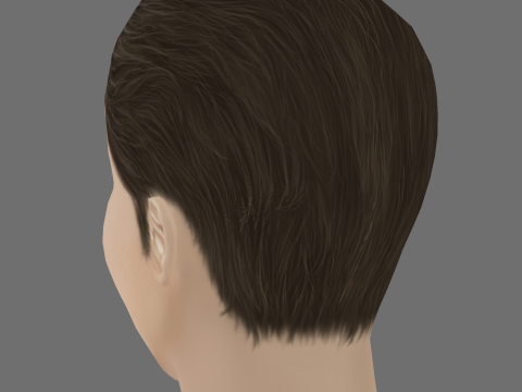Spencer Treat Clark Head - Low poly head for game Modelo 3D