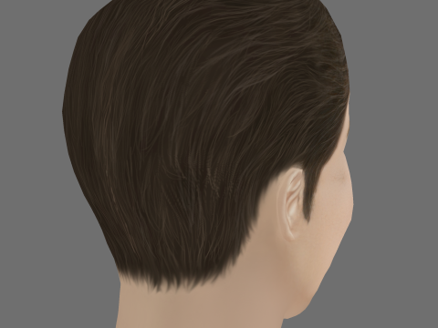 Spencer Treat Clark Head - Low poly head for game Modelo 3D