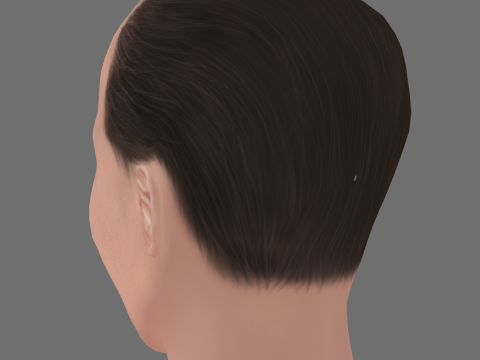 Tim McInnerny Head - Low poly head for game Modèle 3D
