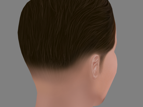 Alfie Stewart Head - Low poly head for game Modello 3D