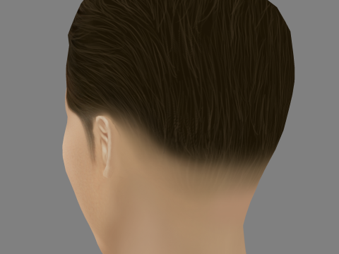 Greg Kolpakchi Head - Low poly head for game 3D Модель