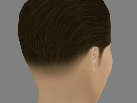 Greg Kolpakchi Head - Low poly head for game 3D Модель