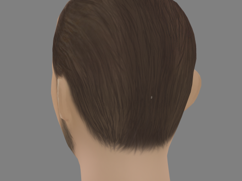 Preslav Shipkaliev Head - Low poly head for game 3D Model