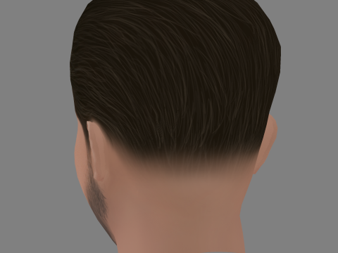 Russell Crowe Head - Low poly head for game Modelo 3D