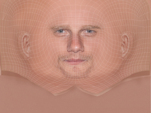 Yuri Kolokolnikov Head - Low poly head for game 3D Model