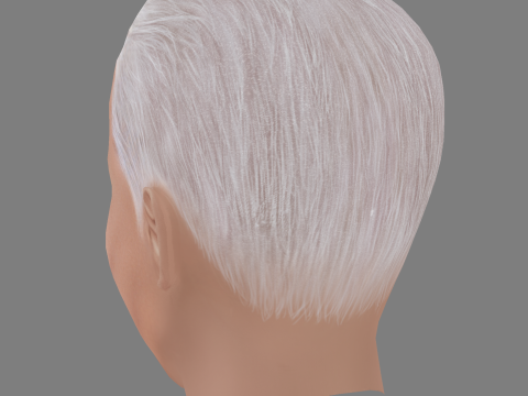 Bruno Tonioli Head - Low poly head for game Modelo 3D