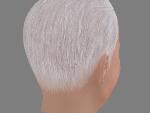 Bruno Tonioli Head - Low poly head for game Modelo 3D