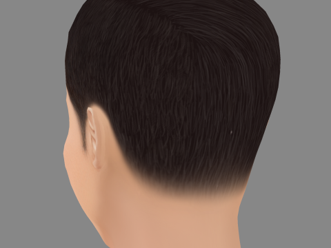 Joseph Balderrama Head - Low poly head for game 3D Model